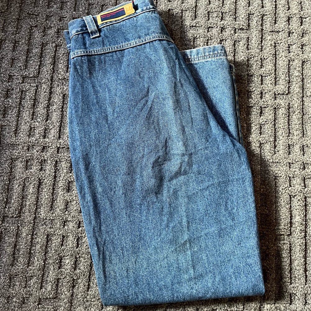 Vintage 60’s Willie Esco Duns 1967 Hip Hop Oversized Baggy fit blue jeans 36x33